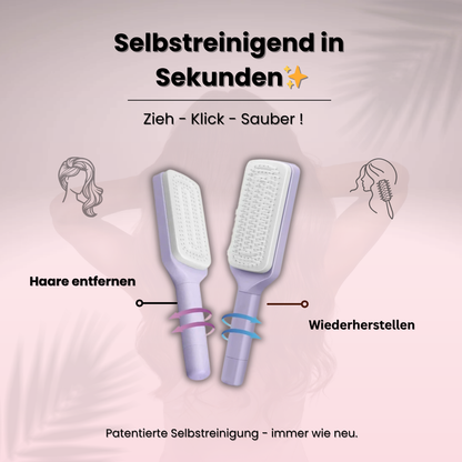 SilkyBrush - Die innovative Haarbürste, die sich selbst reinigt