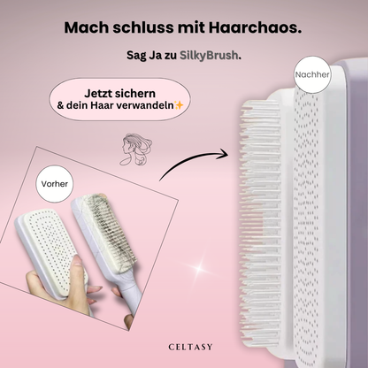 SilkyBrush - Die innovative Haarbürste, die sich selbst reinigt