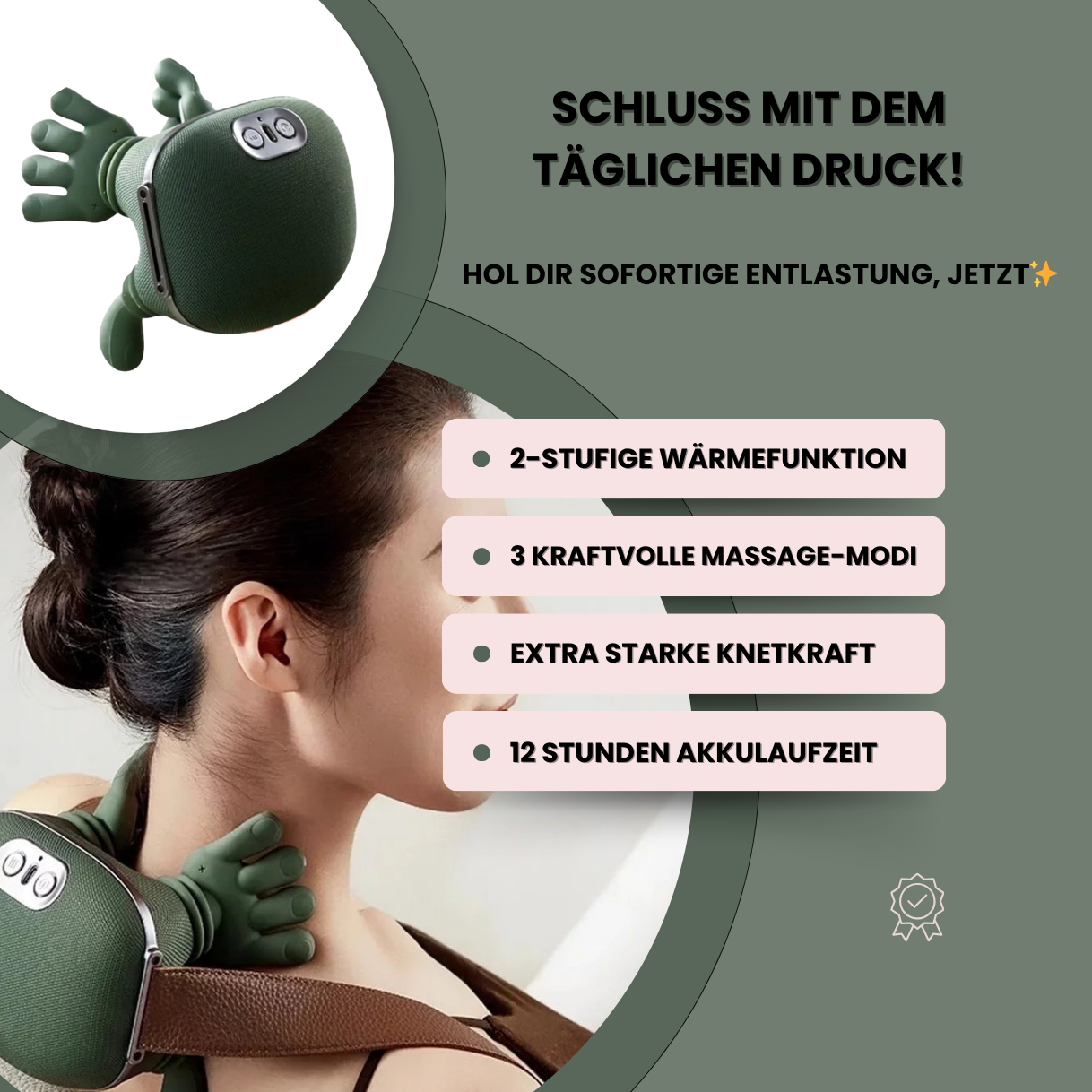 RelievePro - Tiefenmassage, die sich anfühlt wie realistische Berührung.