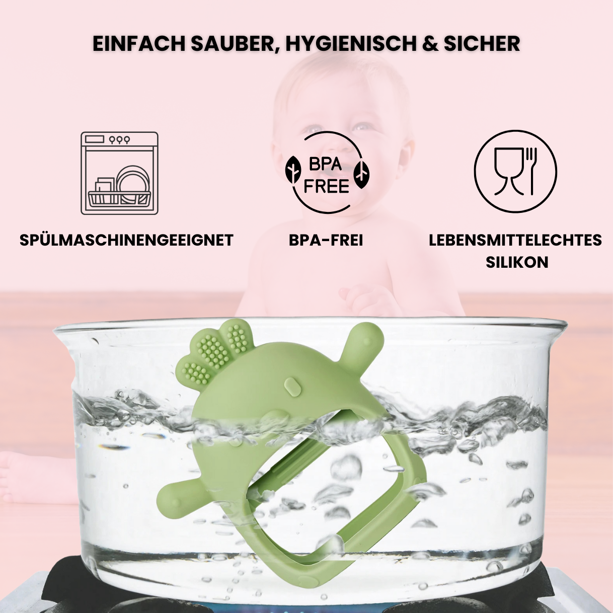 ChewBuddy - Sanfter Beißschutz & Zahnungshilfe für Babys